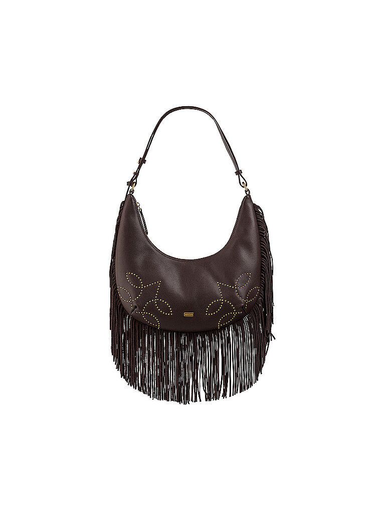 Marc CAIN Ledertasche - Hobo Bag braun damen